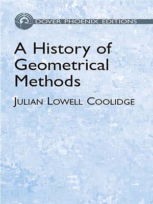 cover image of A History of Geometrical Methods